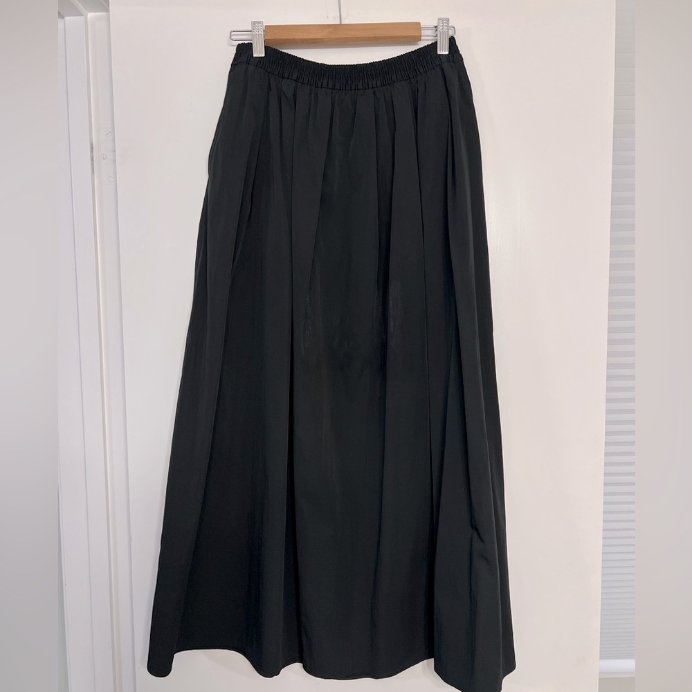 ZARA nylon maxi skirt